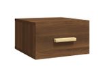 Syfax™ Comodino A Muro Rovere Marrone 35X35X20 Cm