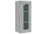 Syfax™ Armadietto Pensile A Parete Grigio Sonoma 34,5X34X90 Cm
