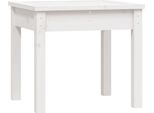 Syfax™ Panca Da Giardino Bianca 50X44X45 Cm Legno Massello Di Pino