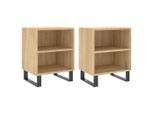 Syfax™ Comodini 2 Pz Rovere Sonoma 40X30X50 Cm In Legno Multistrato
