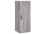 Syfax™ Mobile A Parete Grigio Sonoma 34,5X34X90 Cm