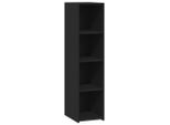 Syfax™ Credenza Nera 30X41X124 Cm In Legno Multistrato