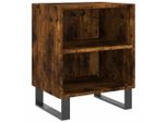Syfax™ Comodino Rovere Fumo 40X30X50 Cm In Legno Multistrato