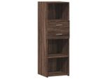 Syfax™ Credenza Rovere Marrone 40X42,5X124 Cm In Legno Multistrato