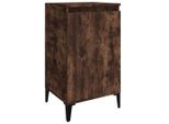 Syfax™ Comodino Rovere Fumo 40X35X70 Cm Legno Multistrato