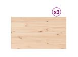 Syfax™ Piani Tavolo 3 Pz 80X47X1,7 Cm Rettangolare Legno Massello Pino