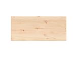 Syfax™ Piano Tavolo 90X40X2,5 Cm Rettangolare Legno Massello Di Pino