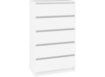 Syfax™ Cassettiera Bianca 60X36X103 Cm In Legno Multistrato