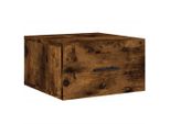 Syfax™ Comodino A Muro Rovere Fumo 35X35X20 Cm