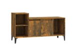Syfax™ Mobile Tv Rovere Fumo 100X35X55 Cm In Legno Multistrato