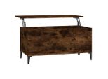 Syfax™ Tavolino Da Salotto Rovere Fumo 90X44,5X45 Cm Legno Multistrato