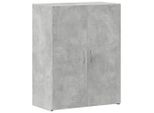 Syfax™ Schedario Grigio Cemento 60X32X77,5 Cm In Legno Multistrato