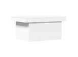 Syfax™ Tavolino Da Salotto Bianco 100X55X40 Cm In Legno Multistrato