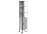 Syfax™ Mobile Da Bagno Grigio Sonoma 33X33X185,5 Cm Legno Multistrato