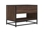Syfax™ Mobile Tv Rovere Marrone 61X40X46 Cm Legno Multistrato Metallo