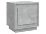 Syfax™ Comodino Grigio Cemento 44X35X45 Cm In Legno Multistrato