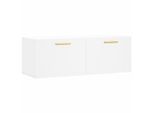Syfax™ Mobile A Parete Bianco 100X36,5X35 Cm In Legno Multistrato