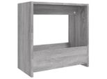 Syfax™ Tavolino Grigio Sonoma 50X26X50 Cm In Legno Multistrato