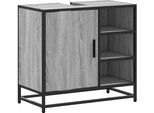 Syfax™ Mobile Lavabo Bagno Grigio Sonoma 65X33X60 Cm Legno Multistrato