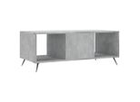 Syfax™ Tavolino Salotto Grigio Cemento 102X50X40 Cm Legno Multistrato