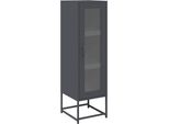 Syfax™ Credenza Antracite 36X39X123 Cm Acciaio Laminato A Freddo