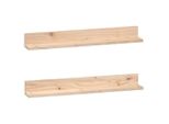 Syfax™ Mensole Da Parete 2 Pz 80X11X9Cm In Legno Massello Di Pino