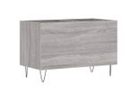 Syfax™ Mobile Porta Dischi Grigio Sonoma 74,5X38X48 Legno Multistrato