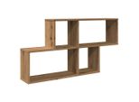 Vidaxl Scaffale A Muro Rovere Artigianale 100X18X53 Cm Materiale A Base Di Legno