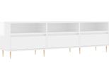 Syfax™ Mobile Porta Tv Bianco Lucido 150X30X44,5 Cm Legno Multistrato