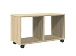 Syfax™ Mobiletto Con Ruote Rovere Sonoma 72X33X42,5 Cm In Truciolato