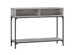 Syfax™ Tavolino Consolle Grigio Sonoma 100X30,5X75Cm Legno Multistrato