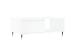 Syfax™ Tavolino Da Salotto Bianco 90X50X36,5 Cm In Legno Multistrato