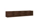 Syfax™ Mensola A Muro Cd Rovere Marrone 100X18X18Cm Legno Multistrato