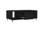 Syfax™ Tavolino Da Salotto Nero 90X50X36,5 Cm In Legno Multistrato