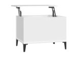 Syfax™ Tavolino Da Salotto Bianco 60X44,5X45 Cm In Legno Multistrato