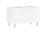 Syfax™ Mobile Porta Dischi Bianco 74,5X38X48 Cm In Legno Multistrato