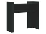 Syfax™ Tavolino Consolle Nero 100X35X90 Cm In Legno Multistrato