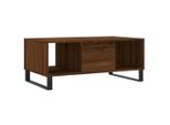 Syfax™ Tavolino Da Salotto Rovere Marrone 90X50X36,5 Cm In Multistrato