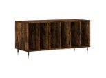 Syfax™ Mobile Porta Dischi Rovere Fumo 100X38X48 Cm Legno Multistrato