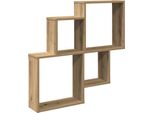 Syfax™ Scaffale A Parete Rovere Artigianale 80X15X78,5 Cm Truciolato