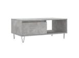 Syfax™ Tavolino Salotto Grigio Cemento 90X50X36,5 Cm Legno Multistrato