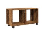 Syfax™ Mobiletto Con Ruote Legno Antico 72X33X42,5 Cm In Truciolato