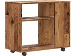 Syfax™ Tavolino Salotto Legno Antico 70X35X55 Cm In Legno Multistrato