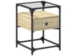 Syfax™ Comodino Rovere Sonoma 40X40X55 Cm In Legno Multistrato