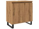 Syfax™ Mobile Da Bagno Rovere Artigianale 58X33X60 Cm In Truciolato