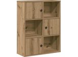 Syfax™ Libreria Rovere Artigianale 60X24X76,5 Cm In Legno Multistrato