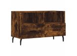 Syfax™ Mobile Porta Tv Rovere Fumo 80X36X50 Cm In Legno Multistrato