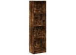 Vidaxl Libreria In Rovere Fumé 40X24X176 Cm Materiale A Base Di Legno