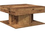 Syfax™ Tavolino Da Salotto Legno Antico 55X55X30 Cm Legno Multistrato