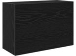 Syfax™ Mobile Da Bagno A Parete Nero 60X25X40 Cm In Legno Multistrato
